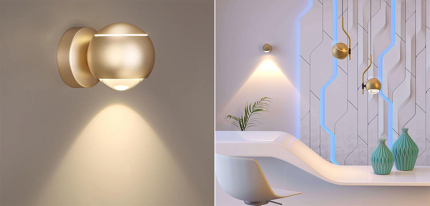 Бра Auge Horst Gold Бра Auge Horst Gold - Loft-Concept в Липецке