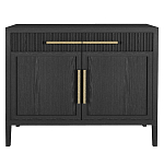 Буфет Primo с двумя ящиками и двумя фасадами Черный дуб варинант исполнения - 1 | Loft Concept в Липецке