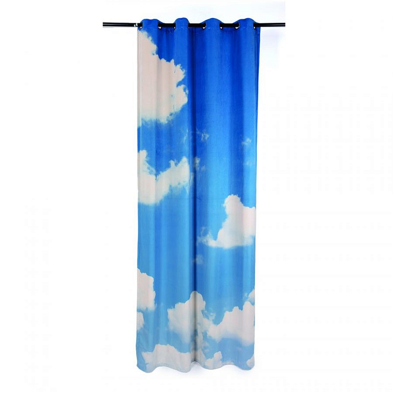 Штора Seletti Cloud Right Голубой Белый Штора Seletti Cloud Right Голубой Белый в Липецке | Loft Concept
