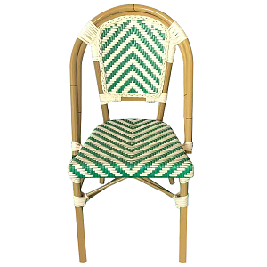 Стул ротанг Wicker Fabian Rattan Chair Green