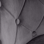 Стул в серой велюровой обивке Ward Grey Velour Chair варинант исполнения - 6 | Loft Concept в Липецке