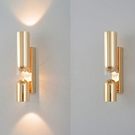 Бра цилиндрической формы из металла с поворотным плафоном Light maker studio варинант исполнения - 7 | Loft Concept в Липецке