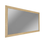 Зеркало прямоугольное с классической деревянной рамой Harper Line варинант исполнения - 2 | Loft Concept в Липецке
