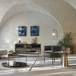 Приставной столик из латуни Grant Brass Side Table варинант исполнения - 7 | Loft Concept в Липецке