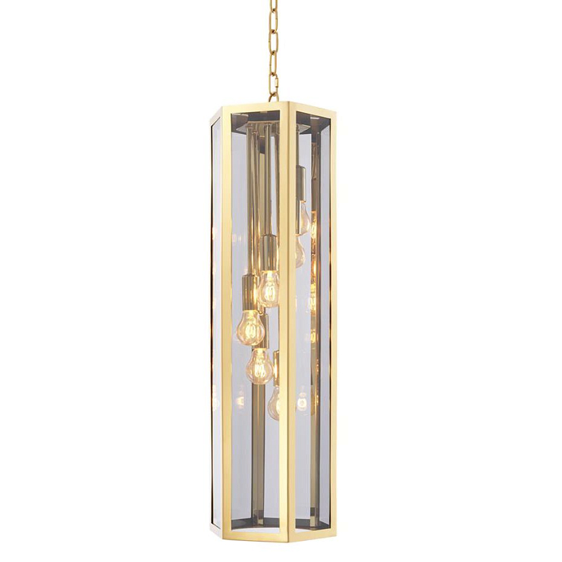 Люстра Chandelier Rondoni Золотой Дымчатый (Smoke) Люстра Chandelier Rondoni Золотой Дымчатый (Smoke) в Липецке | Loft Concept