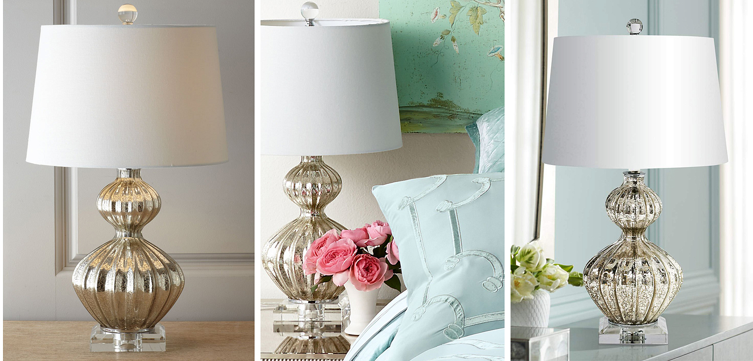 Настольная лампа Loraine Silver Table lamp Настольная лампа Loraine Silver Table lamp - Loft-Concept в Липецке