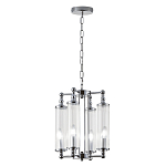 Люстра 4-мя прозрачными цилиндрическими плафонами Jeanette варинант исполнения - 3 | Loft Concept в Липецке
