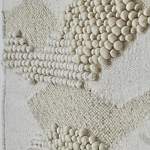 Панно из шерсти и хлопка с узором Beige Calista Serene варинант исполнения - 7 | Loft Concept в Липецке