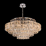 Люстра хрустальная в неоклассическом стиле на серебристом каркасе Majesty варинант исполнения - 5 | Loft Concept в Липецке