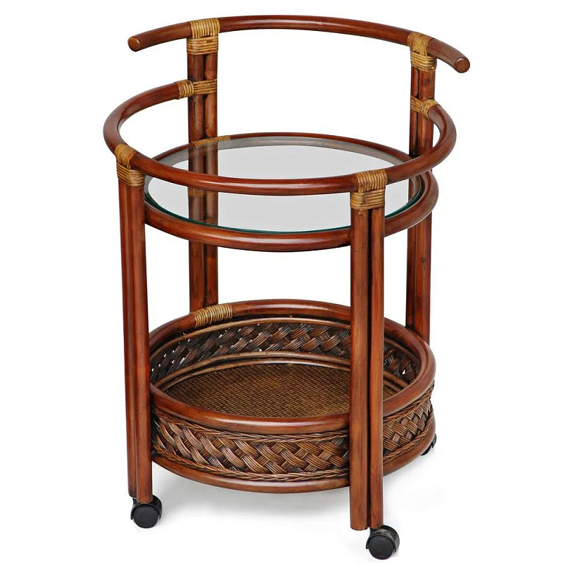 Барный столик Rattan Roller Орех Барный столик Rattan Roller Орех в Липецке | Loft Concept