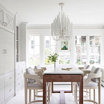 Люстра белая с несколькими ярусами деревянных палочек Bright Wooden Chandelier варинант исполнения - 7 | Loft Concept в Липецке