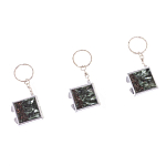 Зеркало брелок складное двухстороннее из натурального камня Серафинит Stone Mirrors варинант исполнения - 8 | Loft Concept в Липецке