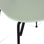 Стул на металлических ножках Travis Chair Green варинант исполнения - 5 | Loft Concept в Липецке