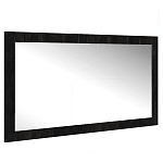 Зеркало настенное прямоугольное цвета угольный камень Stone Effect варинант исполнения - 1 | Loft Concept в Липецке