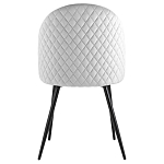 Мягкий стул в сером велюре Miruna Chair варинант исполнения - 3 | Loft Concept в Липецке