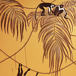 Обои с вышивкой ручной работы Étienne Original colourway on wool sateen варинант исполнения - 1 | Loft Concept в Липецке