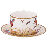 Чайная пара из фарфора 300 мл Hunting Porcelain Collection варинант исполнения - 2 | Loft Concept в Липецке