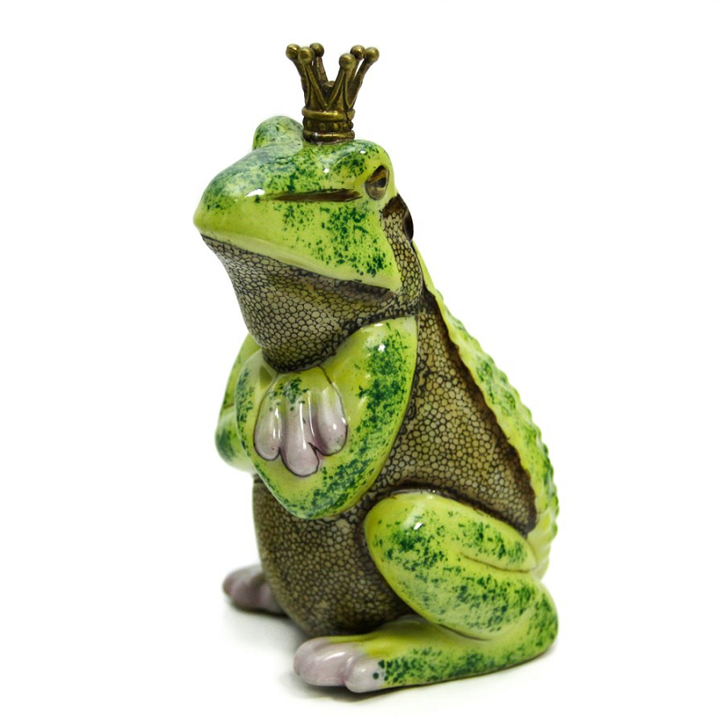 Статуэтка Offended Frog Зеленый Бронза Статуэтка Offended Frog Зеленый Бронза в Липецке | Loft Concept