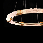 Люстра в форме кольца с золотым декором Warm Heavenly Light варинант исполнения - 6 | Loft Concept в Липецке