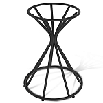 Стол обеденный с круглой керамической столешницей песчаного цвета Sand Ceramics варинант исполнения - 5 | Loft Concept в Липецке