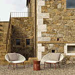 Дизайнерское уличное кресло с веревочной спинкой PETALO Armchair варинант исполнения - 5 | Loft Concept в Липецке