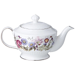 Чайный сервиз из фарфора с рисунком цветов на 6 персон 14 предметов Garden Whisper Porcelain Set  варинант исполнения - 1 | Loft Concept в Липецке