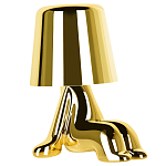 Настольная лампа фигурная цвета золото с гладким абажуром Высота 16 см Sophia варинант исполнения - 2 | Loft Concept в Липецке
