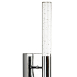 Бра со стеклянным плафоном хром Gileberte Glass Tube Wall Lamp Chrome варинант исполнения - 3 | Loft Concept в Липецке