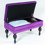 Мягкая банкетка с зоной для хранения Casket Violet варинант исполнения - 4 | Loft Concept в Липецке