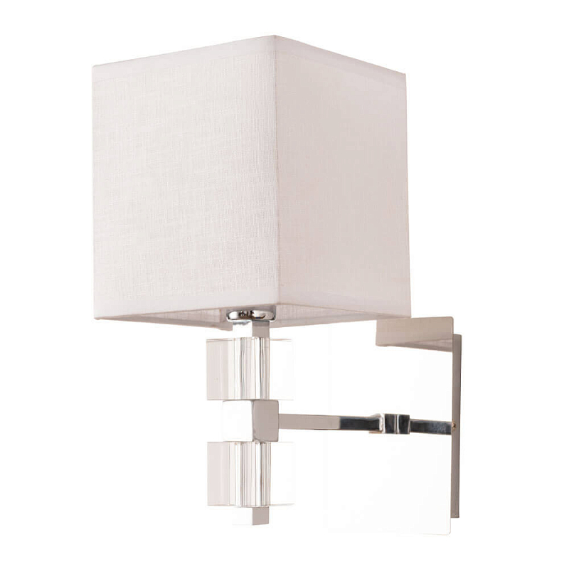 Бра Tradonico Sconces Chromium Хром Белый Прозрачный Бра Tradonico Sconces Chromium Хром Белый Прозрачный в Липецке | Loft Concept
