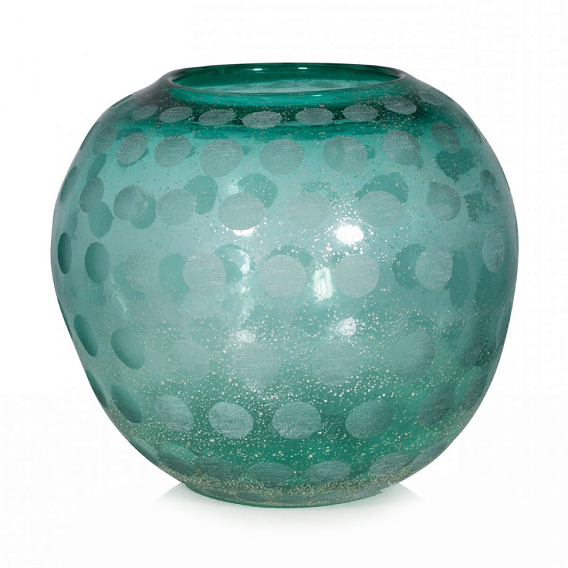 Ваза Turquoise Pear Ball Бирюзовый Ваза Turquoise Pear Ball Бирюзовый в Липецке | Loft Concept