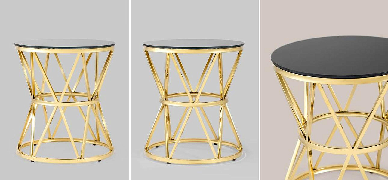 Стол приставной Beranger Collection Gold Стол приставной Beranger Collection Gold - Loft-Concept в Липецке