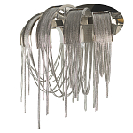 Бра с металиическими цепочками и дугообразными элементами Atlantis Chain варинант исполнения - 3 | Loft Concept в Липецке