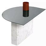 Дизайнерский журнальный стол с рельефным основанием Dutynor варинант исполнения - 2 | Loft Concept в Липецке