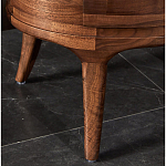 Прикроватный столик из дерева с 2-мя ящиками Moon Walnut Furniture варинант исполнения - 7 | Loft Concept в Липецке