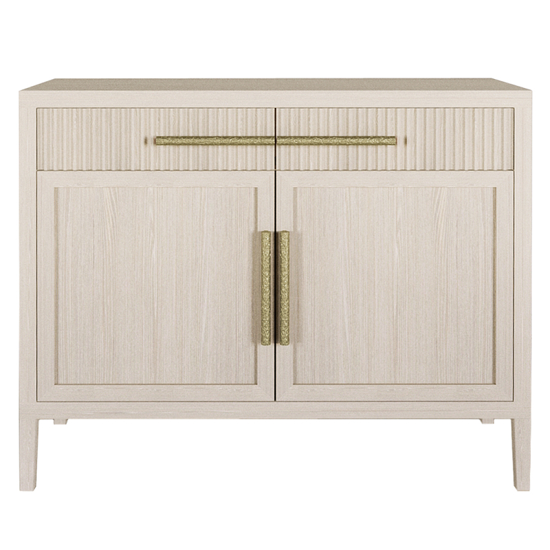 Буфет Primo с двумя ящиками и двумя фасадами Светлый дуб Древесина Золотой в Липецке | Loft Concept 