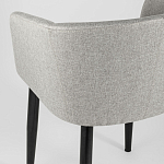 Мягкое кресло на металлических ножках Shaggy Grey варинант исполнения - 7 | Loft Concept в Липецке