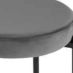 Табурет с мягким круглым сиденьем RIO Grey варинант исполнения - 3 | Loft Concept в Липецке