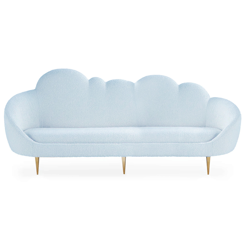 Уникальный диван для детской Soft Cloud трехместный Голубой Белый Розовый Золотой Уникальный диван для детской Soft Cloud трехместный Голубой Белый Розовый Золотой в Липецке | Loft Concept