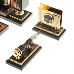 Настольный письменный набор из яшмы и долерита с декором в виде коня Manager Organizer варинант исполнения - 7 | Loft Concept в Липецке