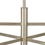 Люстра с 6-ю белыми матовыми плафонами из стекла в форме цилиндра Longitude варинант исполнения - 2 | Loft Concept в Липецке