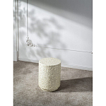 Приставной столик с рисунком из раковин устриц Bone Inlay варинант исполнения - 9 | Loft Concept в Липецке