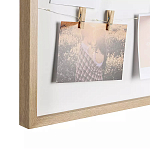 Рамка для фото с подсветкой c 6-ю деревянными прищепками в комплекте Photo Backlight варинант исполнения - 3 | Loft Concept в Липецке