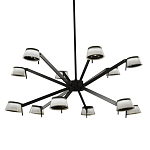 Люстра черного цвета на штанге Noir Supernova варинант исполнения - 1 | Loft Concept в Липецке