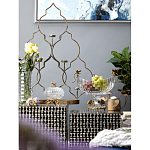 Конфетница прозрачная стеклянная на бронзовых ножках в виде морских коньков с крышкой в виде ракушки Eden Garden варинант исполнения - 6 | Loft Concept в Липецке