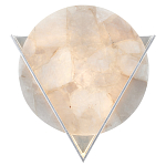 Бра светодиодное с диском из кварца Vendetta варинант исполнения - 1 | Loft Concept в Липецке