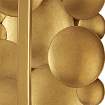 Бра светодиодное из многослойных золотых дисков Metal Disc Chandelier варинант исполнения - 1 | Loft Concept в Липецке