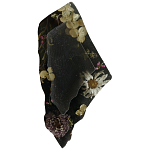 Подставка под благовония из эпоксидной смолы с цветами черная Epoxy Resin Flowers Incense Stand Black варинант исполнения - 1 | Loft Concept в Липецке