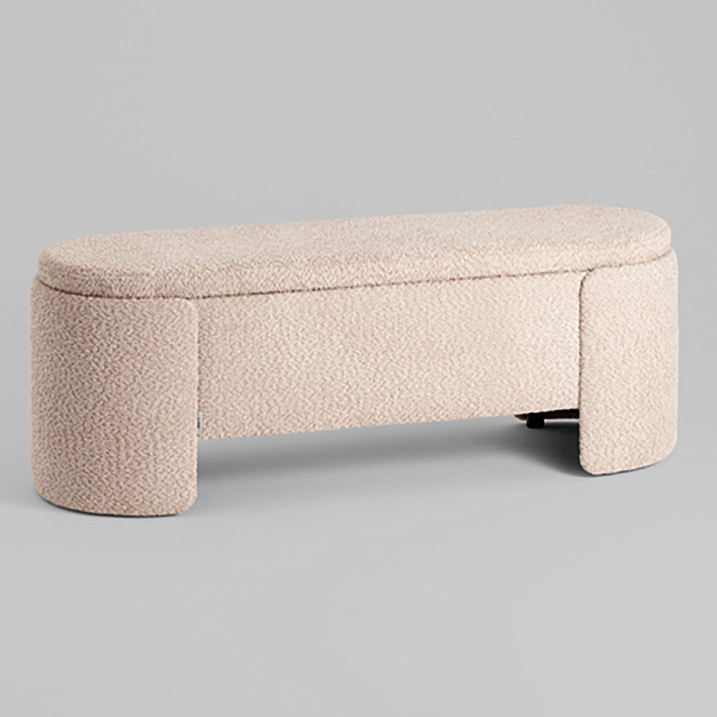 Банкетка Taks с местом для хранения букле капучино Бежевый в Липецке | Loft Concept 