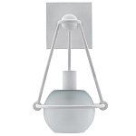 Бра белое с матовым стеклянным плафоном в форме шара White Lighthouse варинант исполнения - 3 | Loft Concept в Липецке